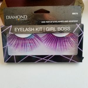 3/$30 🦋 Purple Eyelashes and adhesive New
